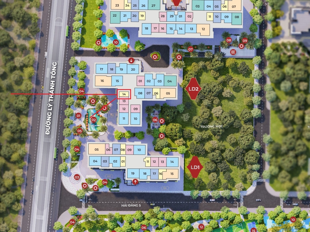 [200914262LD] CHÍNH CHỦ GỬI BÁN CĂN STUDIO – TÒA LD2, TRỤC 14 DT 26,6M2– GIÁ TỐT ✨