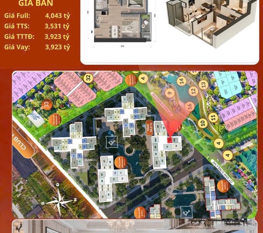 [200512264A] 21/8 kí mới cdt căn 1 ngủ + alumi premium 50m2 tầng trung view đẹp này giá đg rất tốt còn sót lại